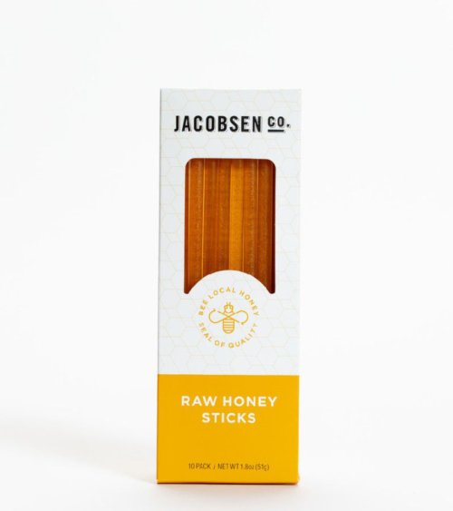 Jacobsen's raw honey sticks