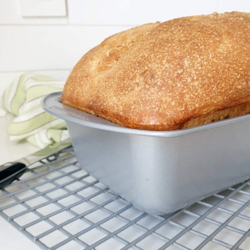 Kasten Weissbrot in pan