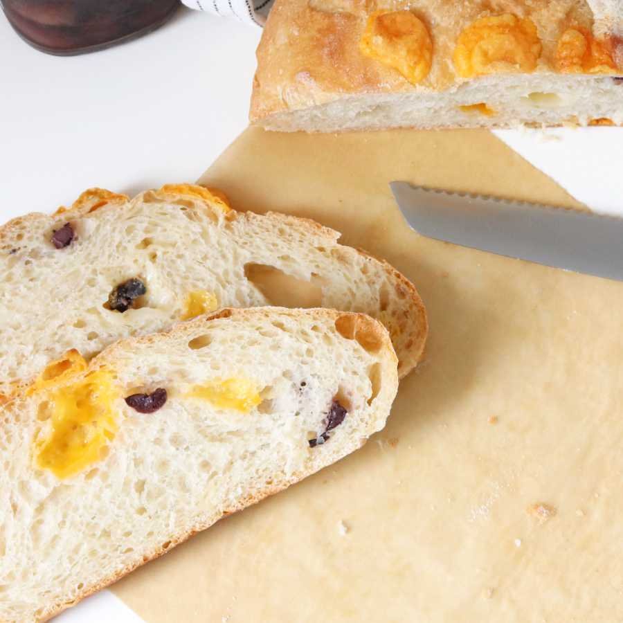 Mediterranean Ciabatta Slices made XL bread mix - BREADISTA