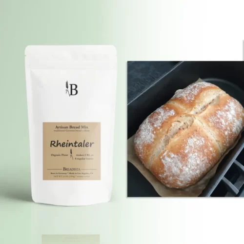 premium bread mix -German Rheintaler loaf baked in dutch oven
