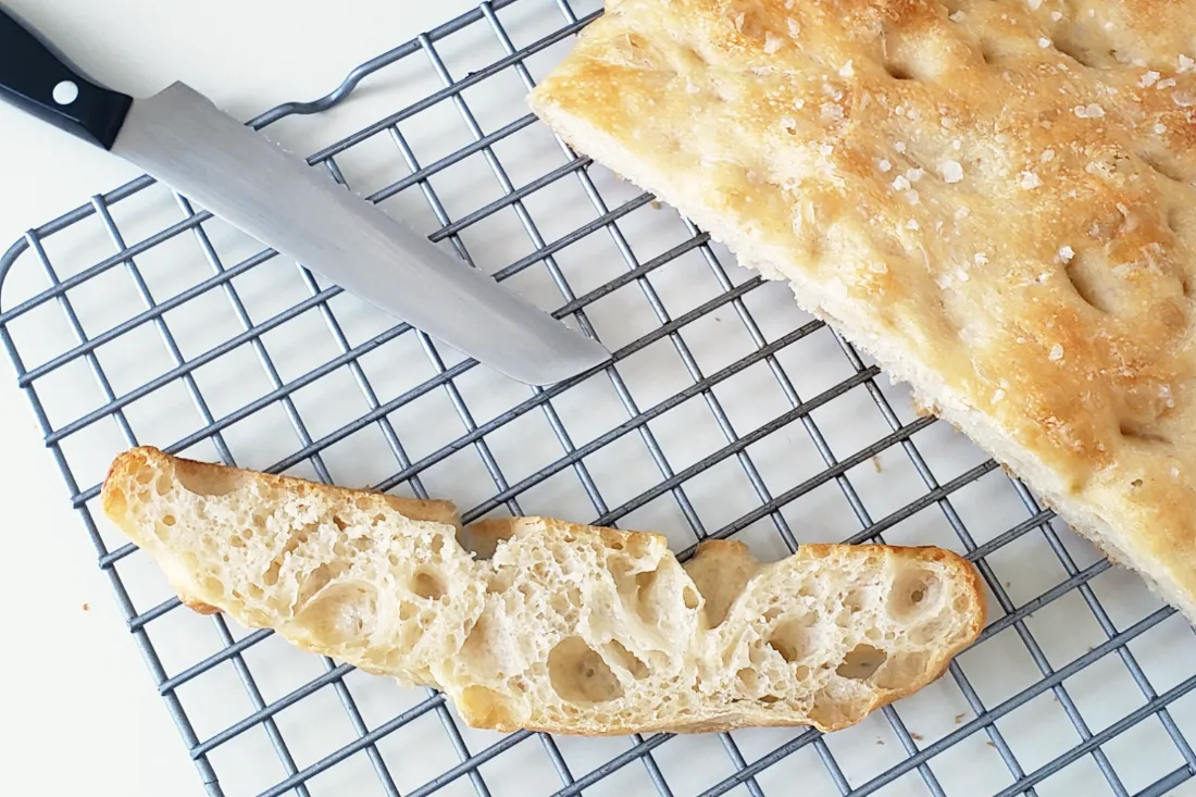 homemade no-knead Focaccia - BREADISTA Ciabatta bread mix