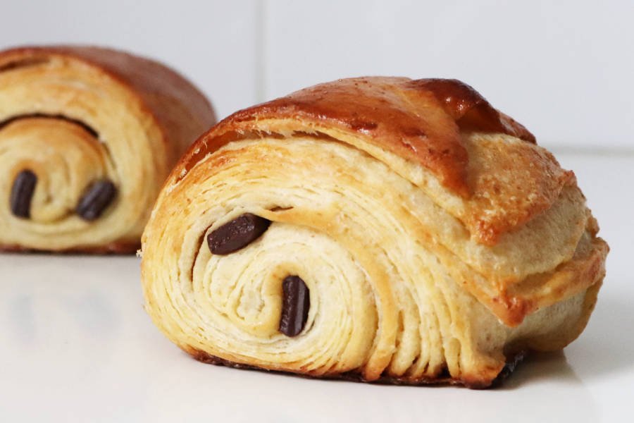 Homemade Pan au Chocolat or French Chocolate Croissant by BREADISTA