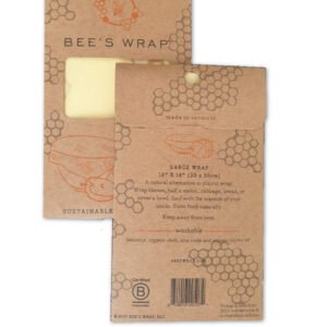 Bees Wrap Single - Size Large - Packaging Front Back