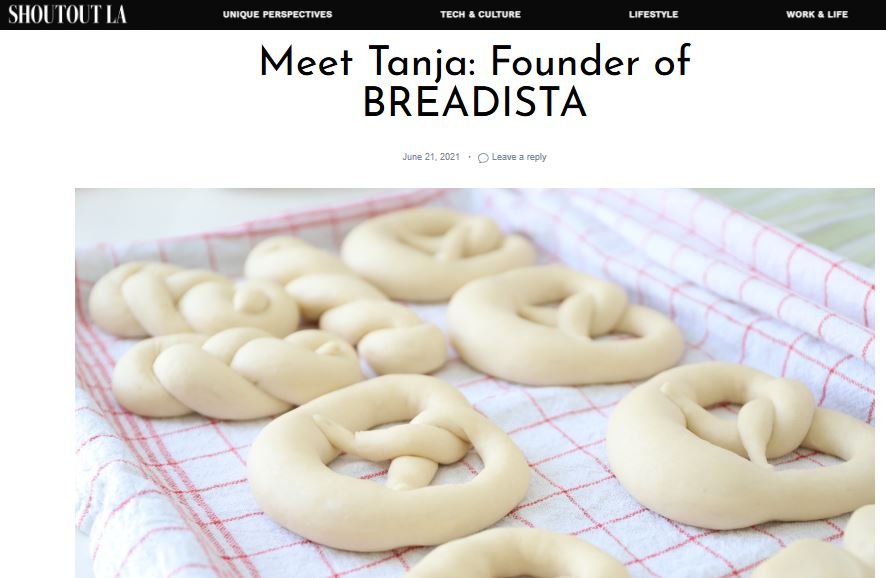 BREADISTA - our story - Interview with Tanja, the Founder